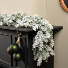 GIRLANDA zasnežená 270/4/8cm - FLORASYSTEM