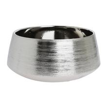 MISA KERAMIKA 26,5x26,5x13CM STRIEBORNÝ - FLORASYSTEM
