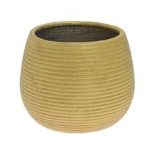 OBAL KERAMIKA 19x19x15CM ZLATÝ - FLORASYSTEM