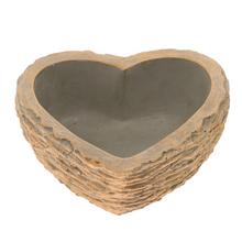 SRDCE CEMENT BLEDO-SIVO-ZLATÉ 20CM - FLORASYSTEM