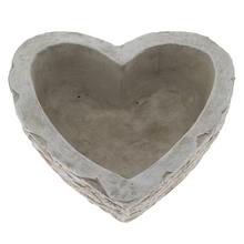 OBAL SRDCE CEMENT BLEDO-SIVÉ 23CM - FLORASYSTEM