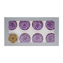 Ruža preparovaná 5cm DUSTY LAVENDER/ks - FLORASYSTEM