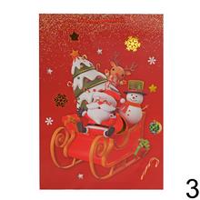 Darčeková taška na Vianoce v červenej farbe s motívom Santa Clausa a vianočných ozdôb.