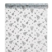 ORGANZA LESKLÁ 39x10 STRIEBORNÁ - FLORASYSTEM