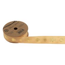 STUHA 2,5cmx20y vloč/hviez/guľ zlatá/zlatá - FLORASYSTEM