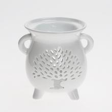 AROMALAMPA STROM PORCELÁN 8x9,5CM BIELA - FLORASYSTEM