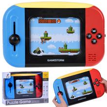 Hra na konzolu s retro arkádovou plošinovkou