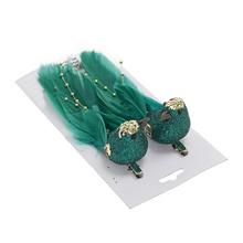 VTÁČIKY ZELENÉ NA ŠTIPCI S/2 13*3*4,4CM - FLORASYSTEM