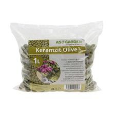 KERAMZIT farebný Olive 1L - FLORASYSTEM