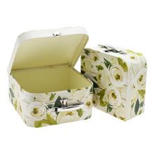 DARČEKOVÁ KRABIČKA S/2 KUFRÍK L25x25x13CM - FLORASYSTEM