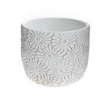 OBAL MARGARÉTA KERAMIKA 12.8*12.8*11.3 BIELY - FLORASYSTEM