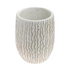 OBAL KERAMIKA 15.8*15.8*21.8 BIELY - FLORASYSTEM