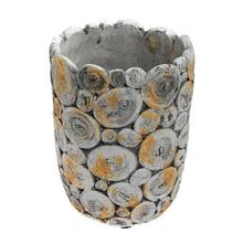 OBAL KERAMIKA 13.5*13.5*19 ŠEDÝ - FLORASYSTEM