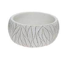 OBAL LISTY KERAMIKA 20.5*20.5*10.3 BIELY - FLORASYSTEM