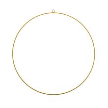 KRUH aranž hliníková úprava zlatá 40cm - FLORASYSTEM