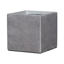 Šedý štvorcový obal Vera s textúrou.