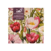 401F33-3 SERVÍTKY 33X33cm 20ks TULIPÁNY - FLORASYSTEM