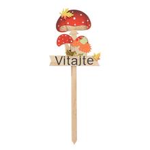 ZÁPICH VITAJTE MUCHOTRÁVKY, JEŽKO ČER/OR DREVO 18,5*1,5*49,5CM - FLORASYSTEM