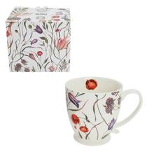 Šálka 510ml na stopke kvety krabička FLOWER MEADOW - FLORASYSTEM