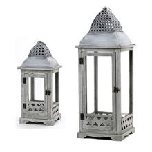 SADA 289FL/S LAMPÁŠ ŠEDÝ L:25.5*25.5*68H + S:18.5*18.5*41H - FLORASYSTEM