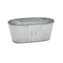OBAL PLECH ŠEDÝ VTÁČIK 26X14 CM - FLORASYSTEM