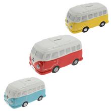 POKLADNIČKA AUTOBUS KERAMIKA 16,5x8x8CM MIX F - FLORASYSTEM
