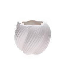 VÁZA NA SUCHÉ ARANŽOVANIE 14,2X14,2XV12CM BIELA - FLORASYSTEM