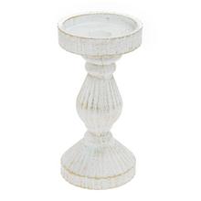 SVIETNIK BIELY DREVO 9,5*9,5*19,5CM - FLORASYSTEM