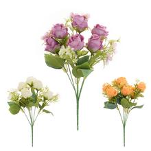 KYTICA RUŽA, ZELEŇ, MIX/3F 31CM - FLORASYSTEM