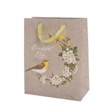 AGB1024703 TAŠKA darč. 20x25x 10cm BIRD IN RING - FLORASYSTEM