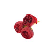 HLAVA RANUNCULUS BORDOVÝ 3-PUKY P:3CM BAL:36KS - FLORASYSTEM