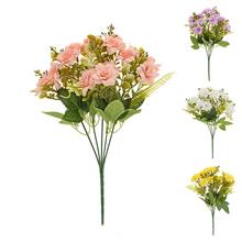 KYTICA RUŽA, ZELEŇ, MIX/4F 34CM - FLORASYSTEM