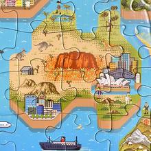 Puzzle 180 dielov 8-bit puzzle –Mapa sveta WM8BIT001