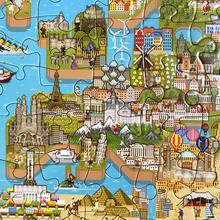 Puzzle 180 dielov 8-bit puzzle –Mapa sveta WM8BIT001