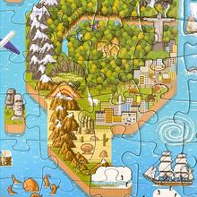 Puzzle 180 dielov 8-bit puzzle –Mapa sveta WM8BIT001