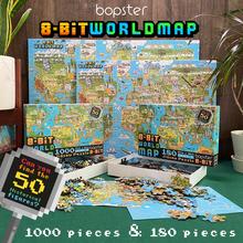 Puzzle 180 dielov 8-bit puzzle –Mapa sveta WM8BIT001