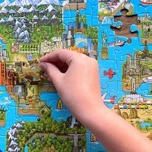 Puzzle 180 dielov 8-bit puzzle –Mapa sveta WM8BIT001