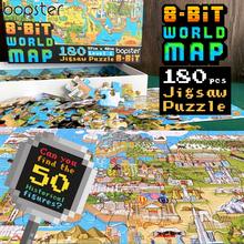 Puzzle 180 dielov 8-bit puzzle –Mapa sveta WM8BIT001