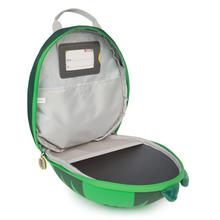 Ruksak boppi Tiny Trekker s dinosaurím motívom.