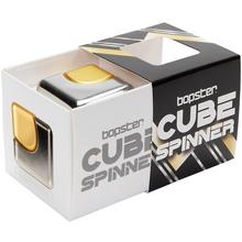 Kocka Spinner Cube v striebornom a zlatom prevedení.