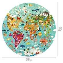 Puzzle Okrúhle 150 dielov boppi - Mapa sveta BRP004 - FLORASYSTEM