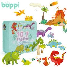 Puzzle Boppi skladačka 10 v 1 – Dinosaury – BTJ10-001