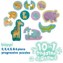 Puzzle boppi  skladačka10 v 1 - Jungle Safari - BTJ10-003