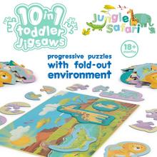 Puzzle boppi  skladačka10 v 1 - Jungle Safari - BTJ10-003
