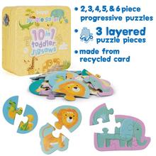 Puzzle boppi  skladačka10 v 1 - Jungle Safari - BTJ10-003