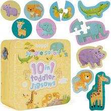 Puzzle boppi  skladačka10 v 1 - Jungle Safari - BTJ10-003