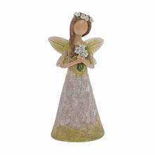 VÍLA BIELO-ZELENÁ POLY 11,5*7,5*25CM - FLORASYSTEM