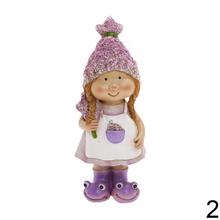 Ružovo-fialové dekorácie s postavičkami detí.