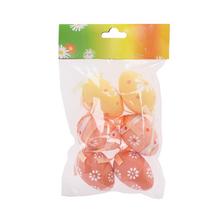 ZÁVES VAJCE PLAST S/6 6CM  - FLORASYSTEM