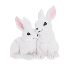 ZAJAČIKOVIA POLY BIELY 11x7x10CM - FLORASYSTEM